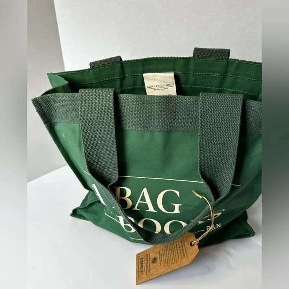 Green Canvas Tote Bag - Picture 3 of 9